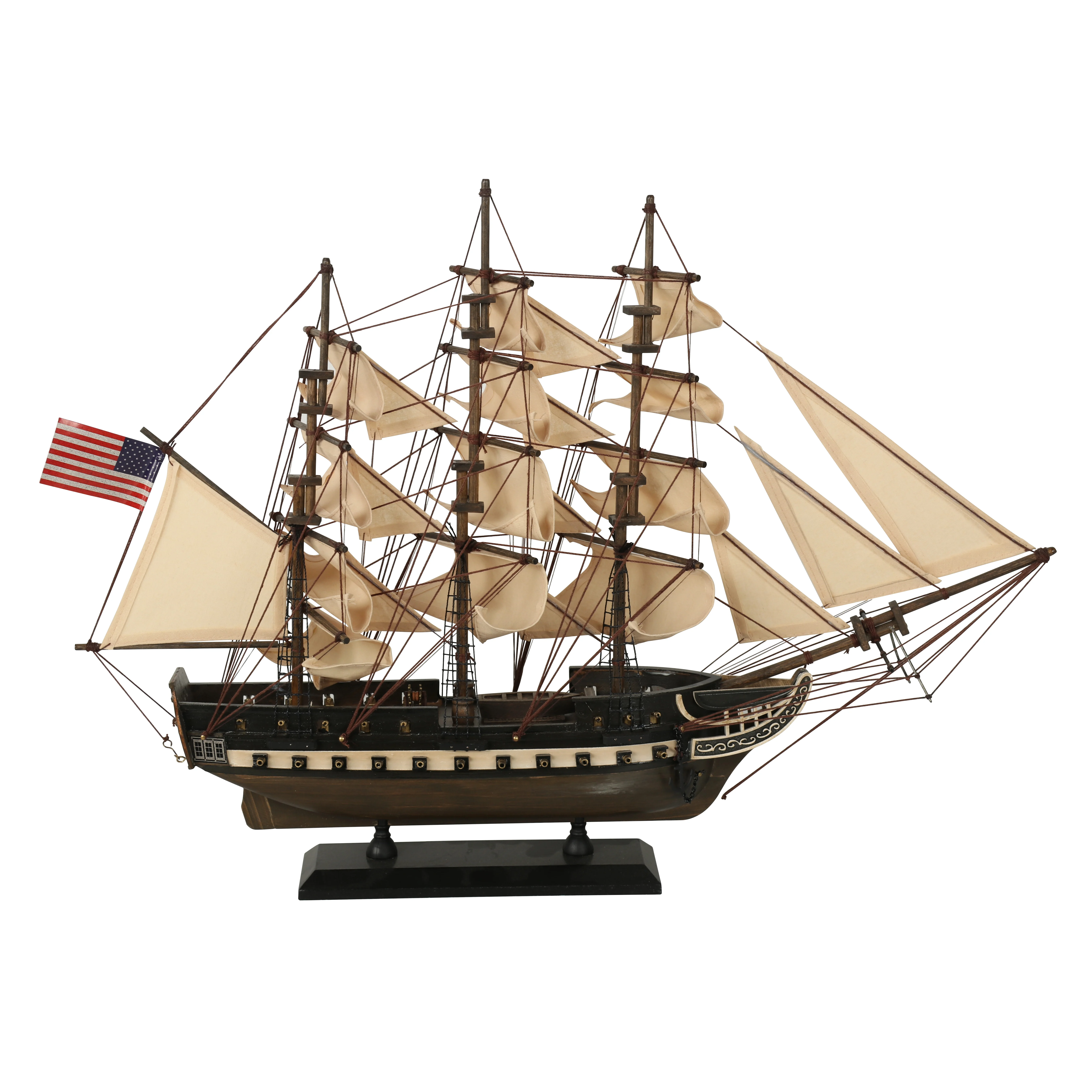 unique home decoration gift ship  USS CONSTITUTION Wooden sailboat model nautical by handcrafted ship model