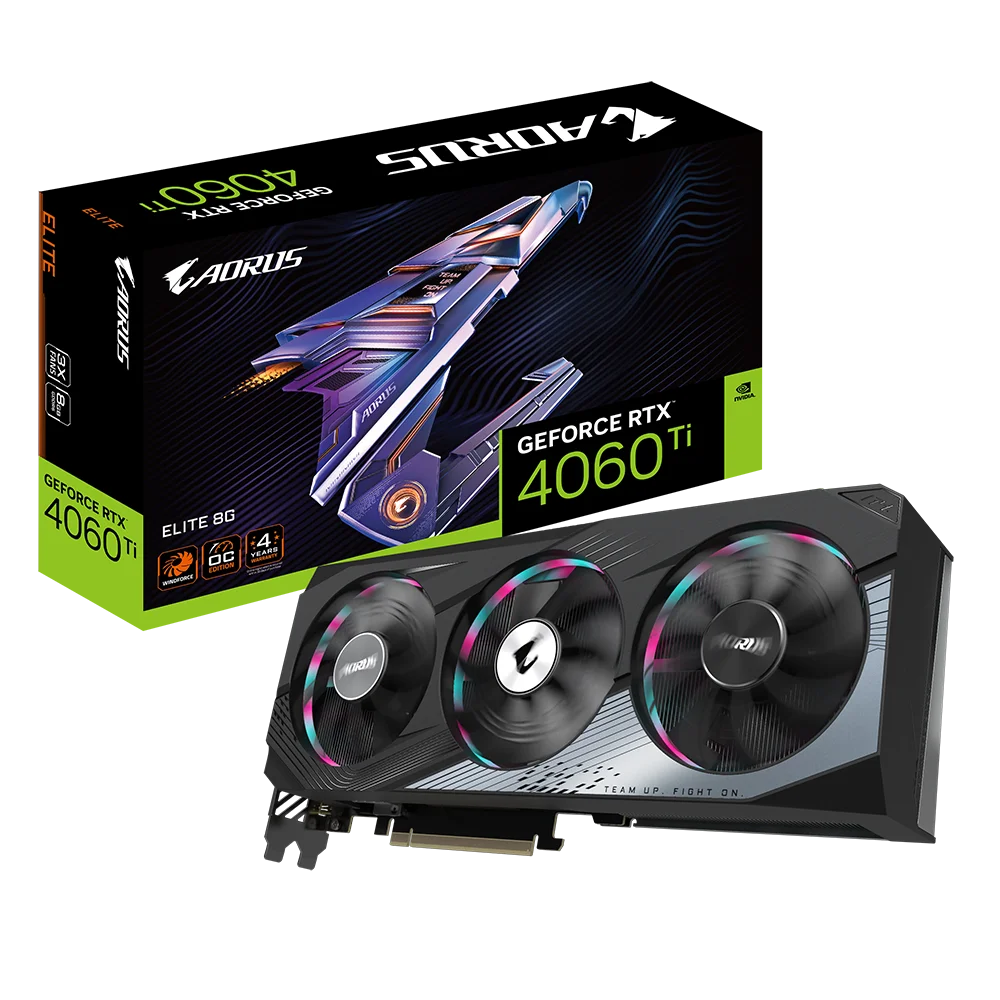 Новый гигабайт AORUS GeForce RTX 4060 Ti 8G видеокарта 4060ti
