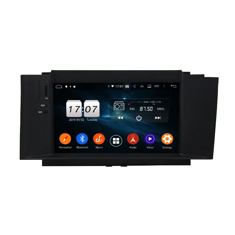 KD-7227 Klyde Factory Android Octa core Car dvd player Video Player for Citroen C4 2012-2014 android 1din car audio