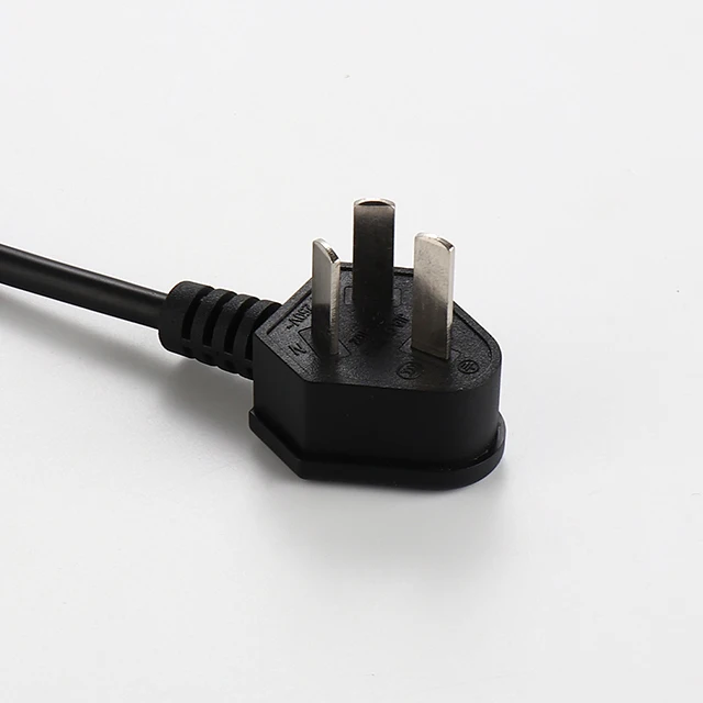 PVC 220V 110V Black Sheath Power Cord American Standard Plug