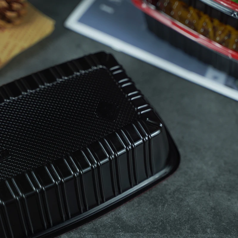 Rectangles disposable eco friendly PP 32oz meal container with ops box custom logo