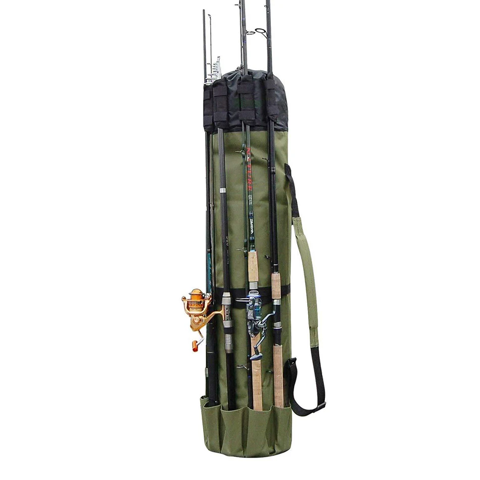 Рыболовное снаряжение большой емкости, упаковка, армейский зеленый, черный, с индивидуальным логотипом, сумка для ловли карпа
