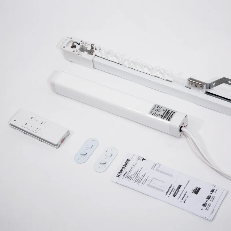 MERCI Smart Hotel Home Automatic Curtain System Wifi Electric Curtain Motor And Track