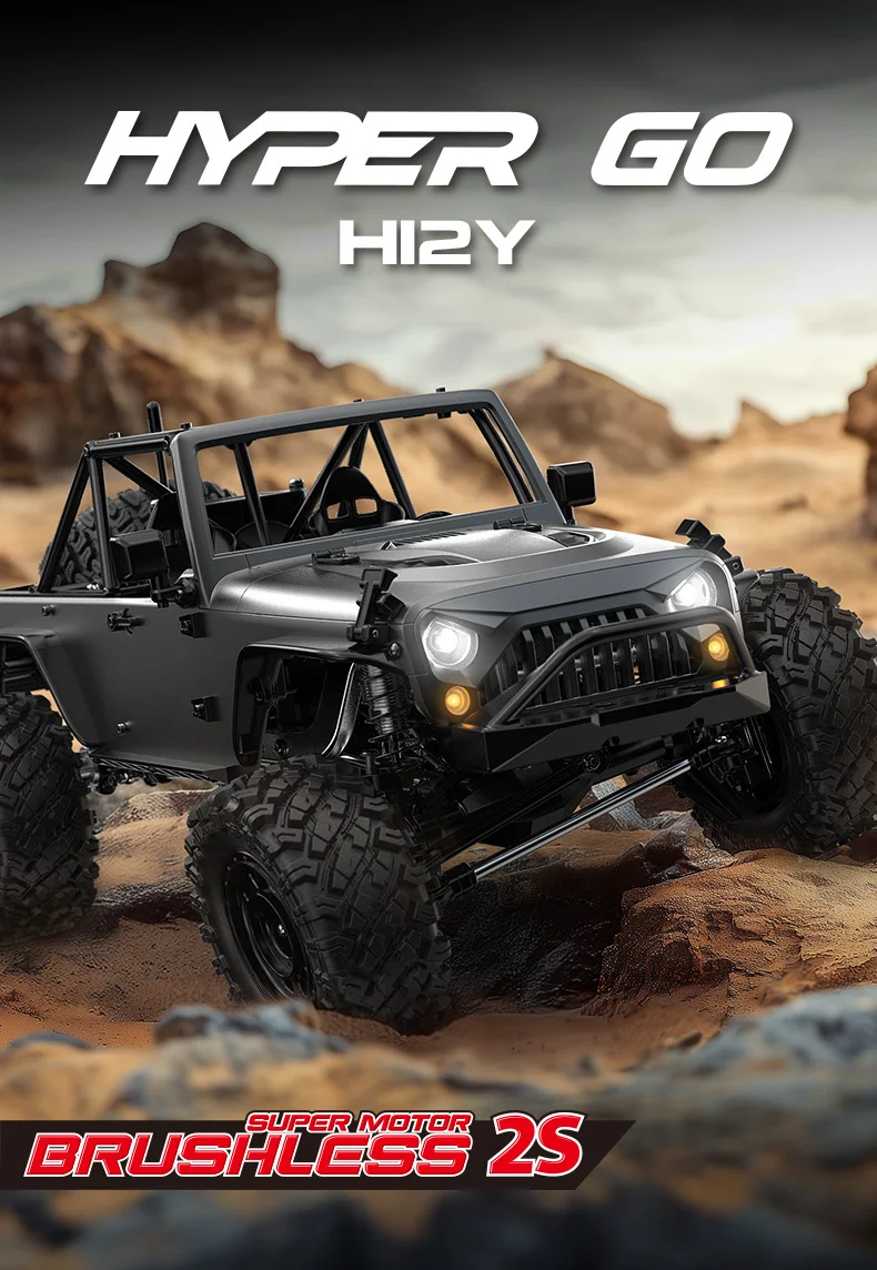 Новейшие 1/12 весы MJX H12Y с дистанционным управлением бесщеточный мотор металлические аксессуары для скалолазания внедорожная Игрушечная машина