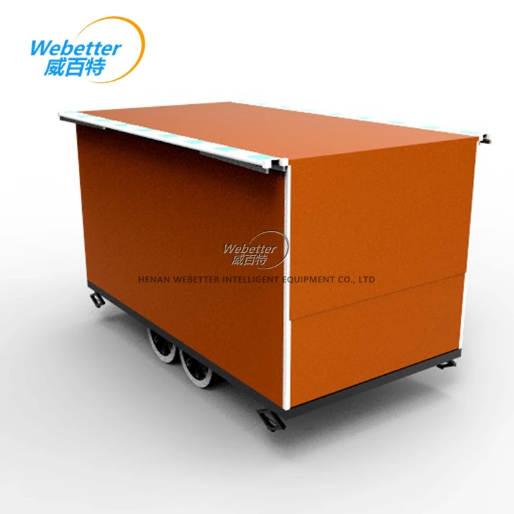 WEBETTER складной передвижной грузовик для еды в стиле бара на