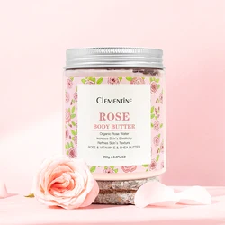 Custom label organic skincare bleaching whipped fruit loops coconut body butter