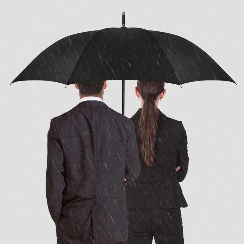 Guangong manufacturers high quality wind resistant burgundy navy blue black umbrella with shoulder strap cover for rain and sun