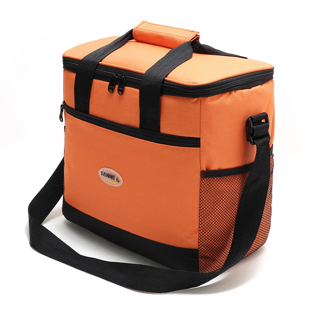 new large capacity strong Oxford cloth with side pockets  thermal heat preservation cooler bag wine bottle cooler bag for man