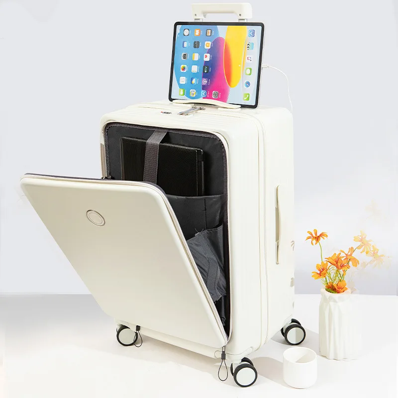 Most Popular Unisex Expandable PC+ABS Hard Shell Luggage Suitcase with Spinner Caster for Travel