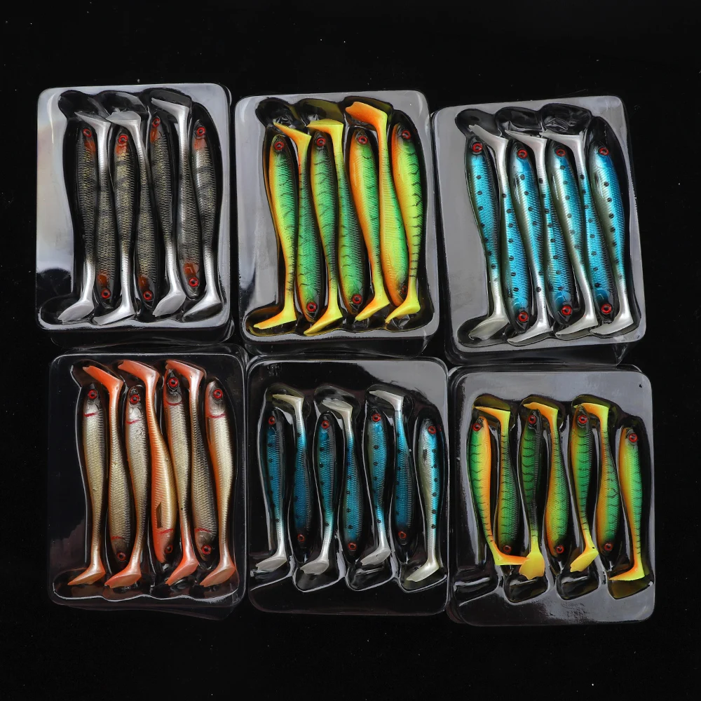 SUPERIORFISHING Soft lure Duck Palm Tail TPE Wobblers Carp Swimbait  Paddle tail Fishing Shad Lure YZ701