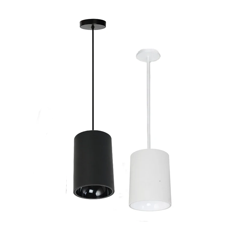 5 Inch Selectable CCT And Watts 100-277V ETL CETL Dimming Emergency Modern Pendant Ceiling Mount Led Cylinder Sconce Lights