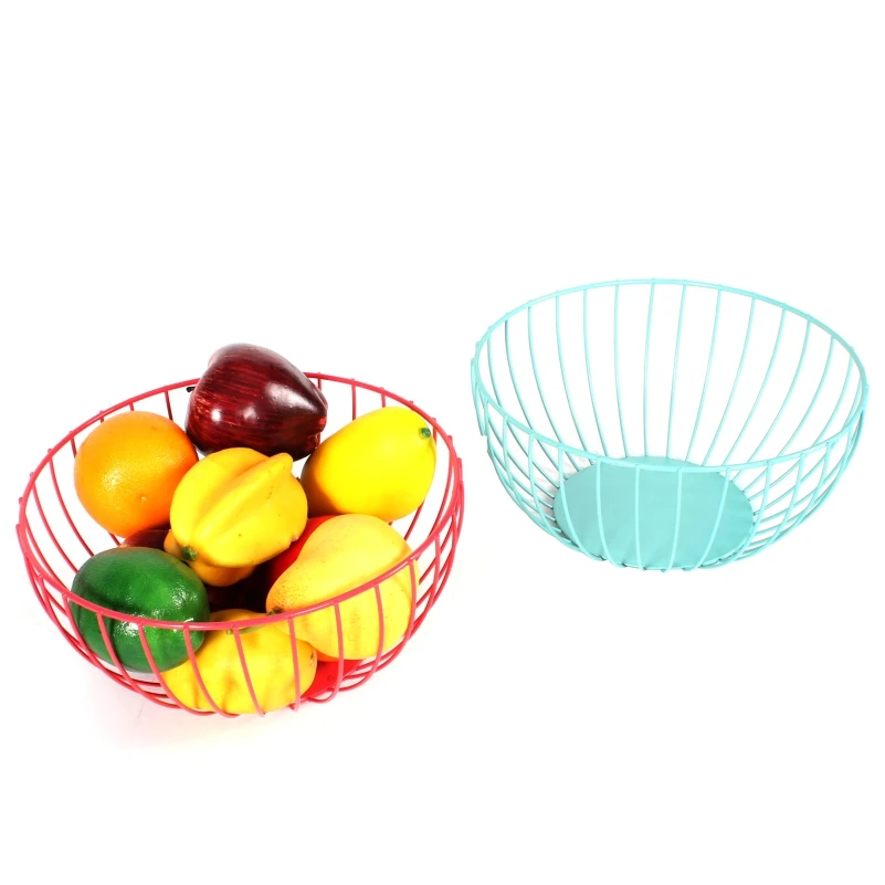 
Directly Manufacturer Wholesale Kitchen Decorative Vegetable Fruit Storage Metal Wire Basket 