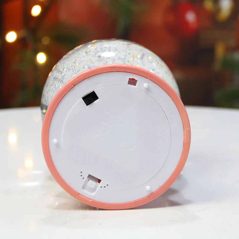 hot sale products 1L christmas lights warm white LED crystal ball lights party holiday decoration