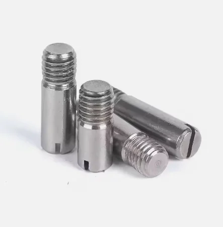 304 Stainless Steel M2 M2.5 M3M4M5M6M8M10 Slotted Cylindrical Outside Thread Solid Dowel Pin Positioning Roll Shaft Locating Pin