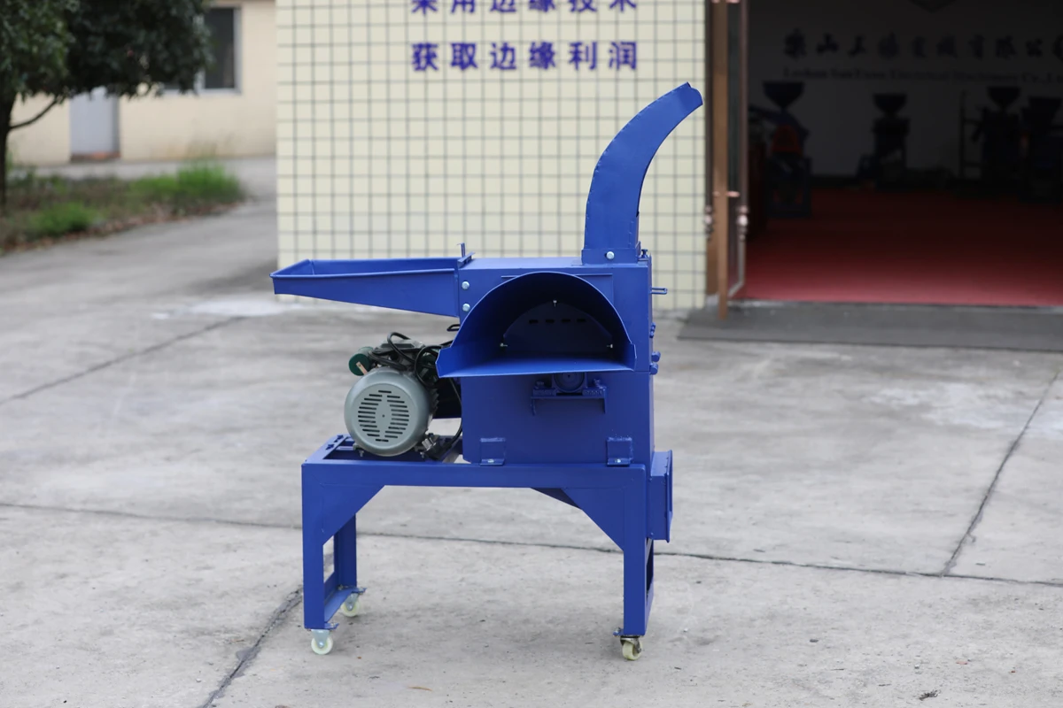 
F500 High Power animal feeding chaff cutter straw chopper machine 