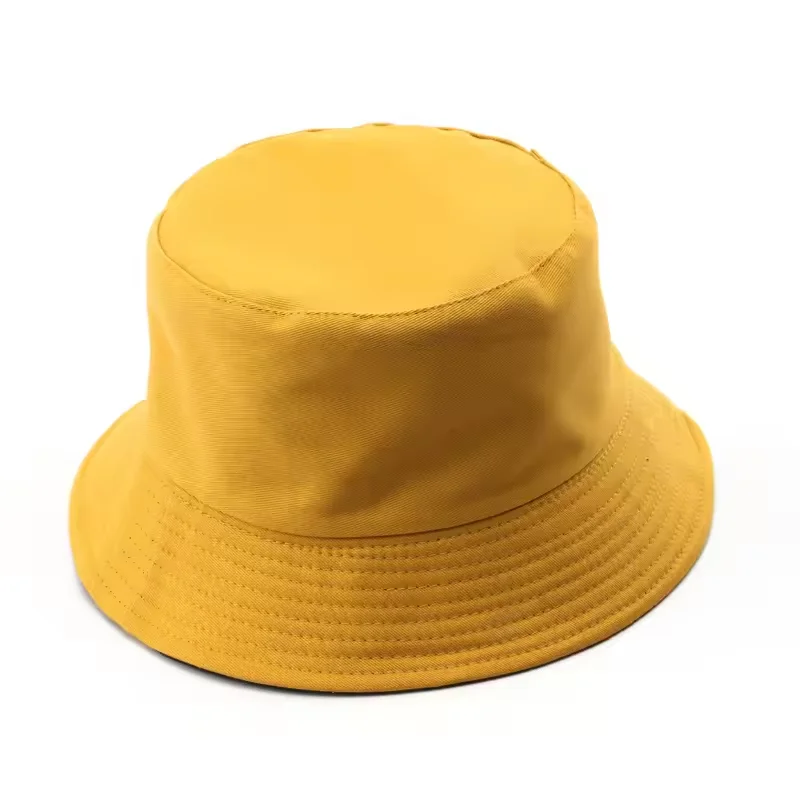 New Bucket Hat Women Literary Small Fresh Summer Outdoor Reversible Sun Hat fisher hat