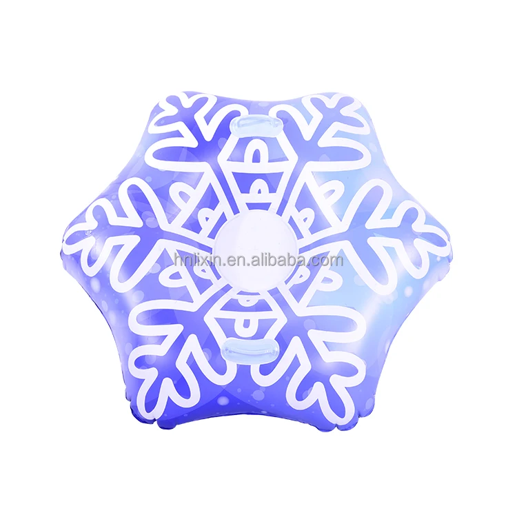 1Person Snow Tube PVC Snowflake Snow Sled Winter Sports Dry Ski Mat Ski Boat Popular Snow Slide Winter toys
