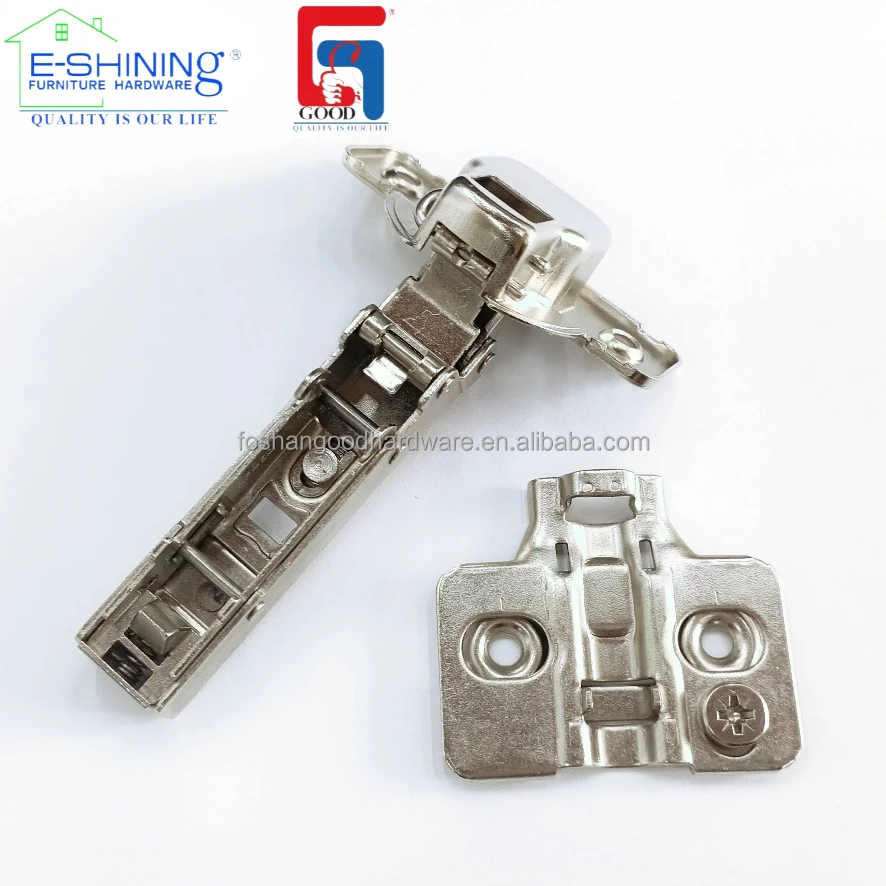 E-SHINING Wardrobe Accessories 3D Soft Closing Auto Hinge Rebound hinge Push Open Hinge