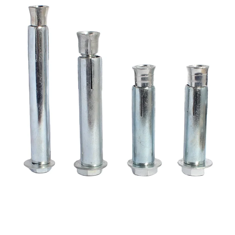 Galvanized Pull Expansion Bolt Blue And White Zinc Hexagonal Explosion Bolt