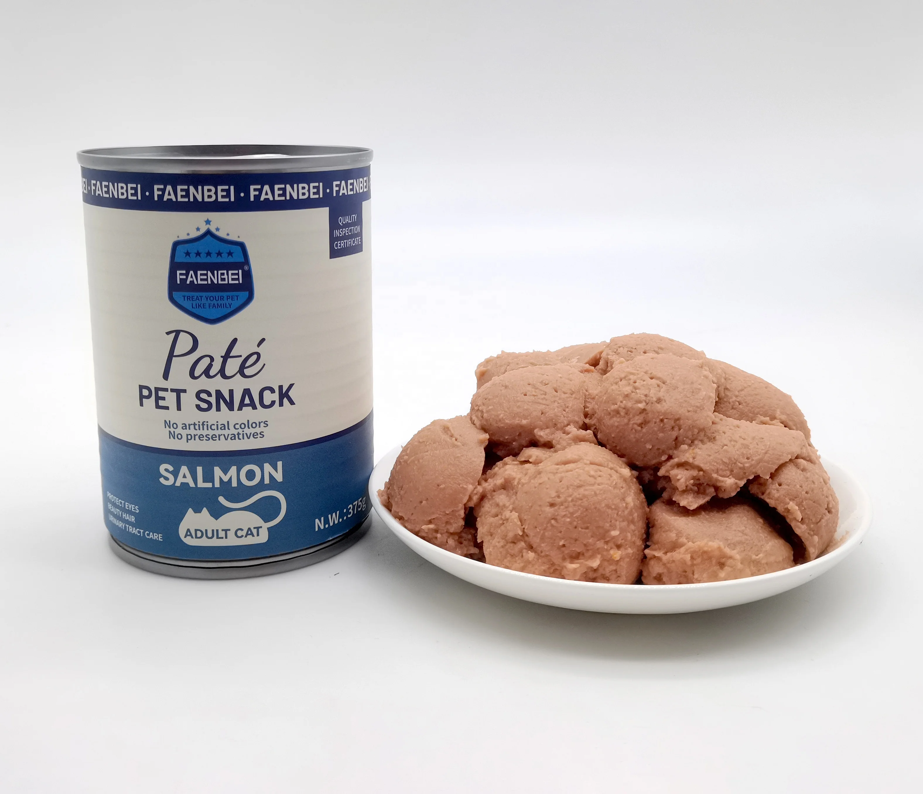 OEM factory Agent recruit FAENBEI pet food 375g Canned Wet Cat Food