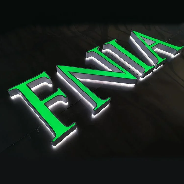 LED backlit sign custom 3d sign led channel letters acrylic logo signage channel letter sign