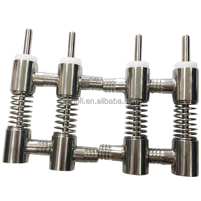 water/carbonated drink/juice filling machines filling nozzles, spare parts for filling machine