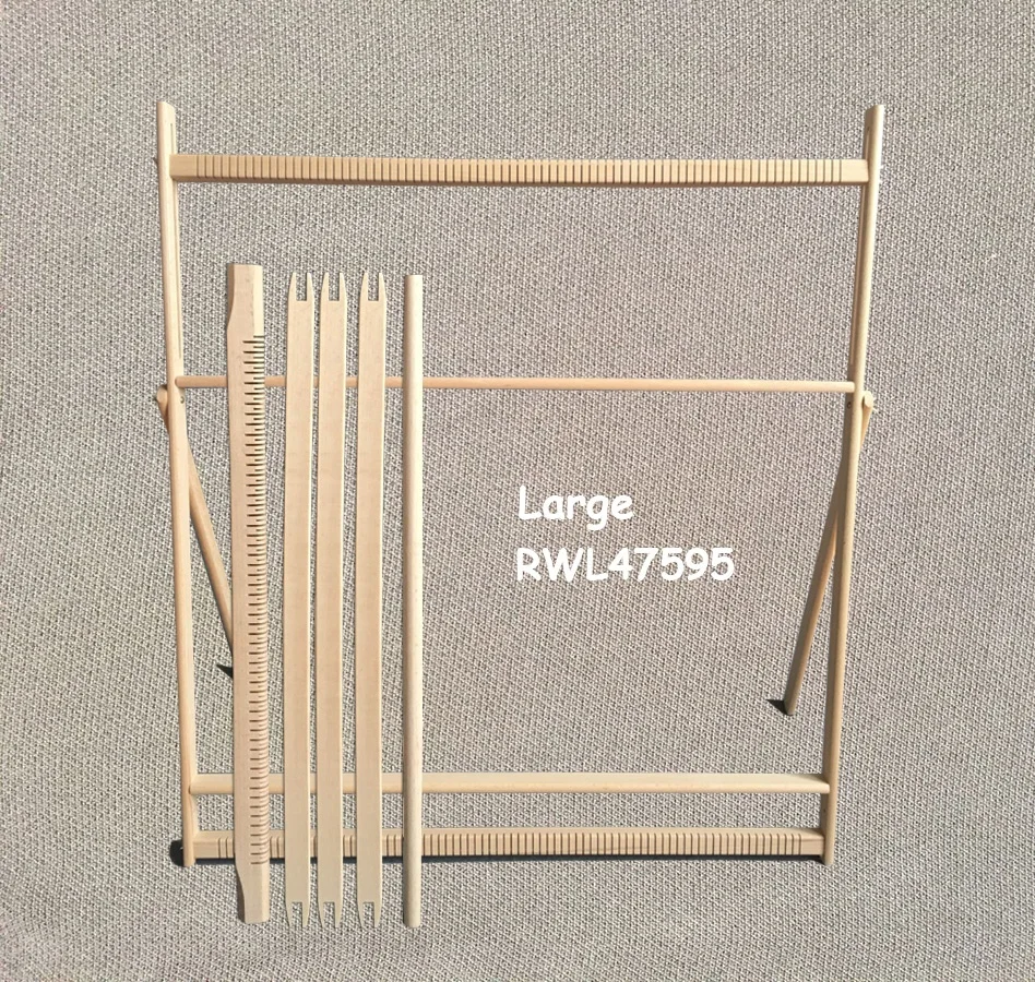 
Handmade Craft Weaving Kit Crochet Knitting Tool Wooden Tool DIY Hobby Craft Weaving Loom Kit 