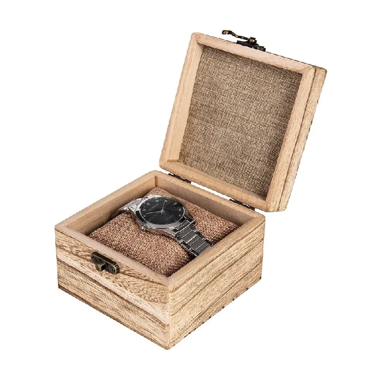 Rustic Vintage Unique Wood Watch Box Personalized Organizer Custom Wooden Jewelry Boxes Wholesale
