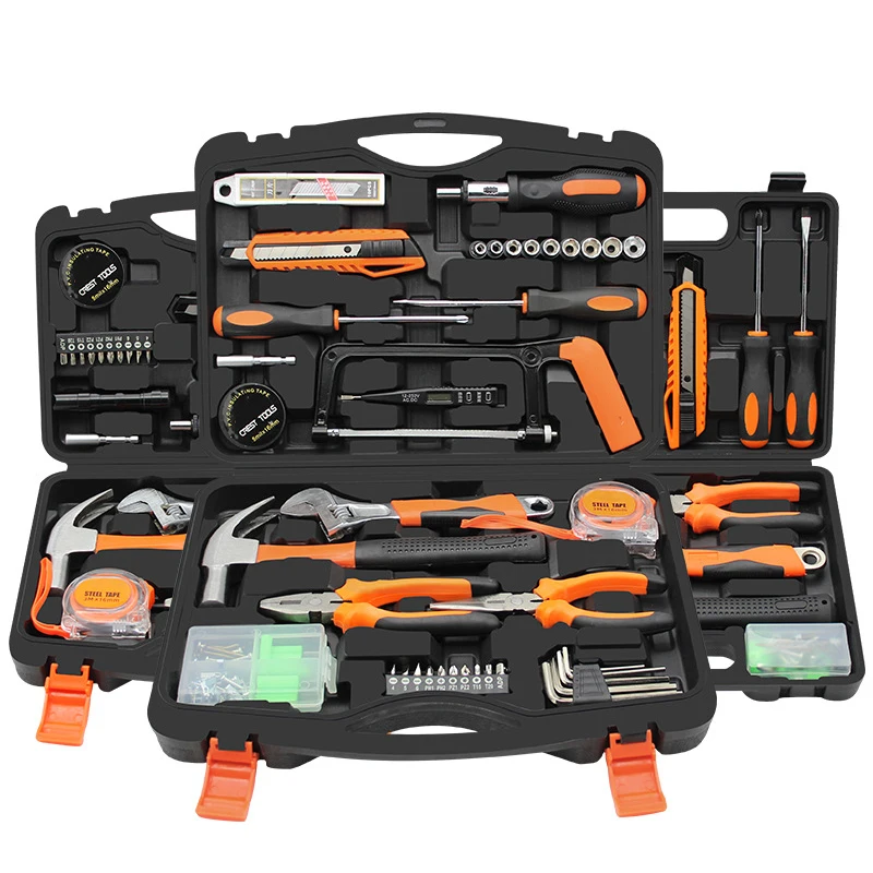 49 Pcs Tools Socket Home Box Spanners Combined Sets Car Package Wrench Hand Tool Set Box Combination