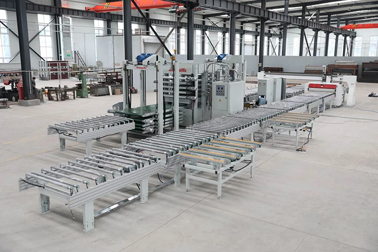 wooden door hot press production line