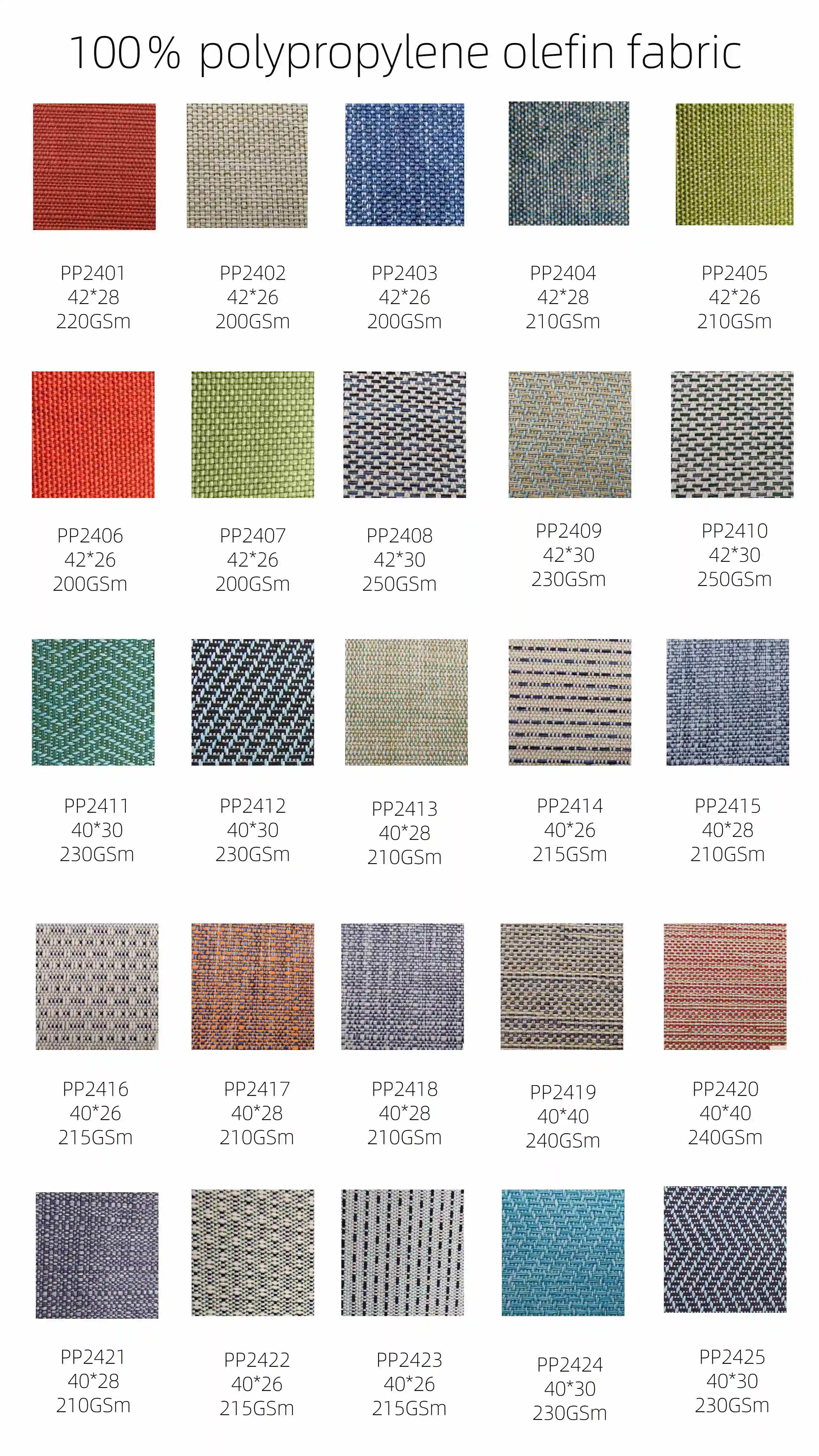 HIgh quality 100 olefin polypropylene upholstery fabric for outdoor furniture sofa cover cushion