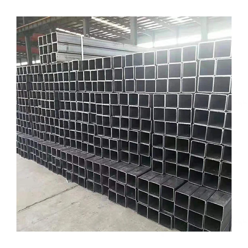 China Factory Black Hollow Section Carbon Steel pipes Q235 Q355 S235jr S355j0 S355j2 25*50 Welded Carbon Steel Pipe Tube