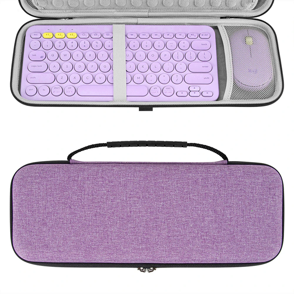 Factory direct portable hard shell storage box suitable for keyboard protective case finishing bag pressure and dust.