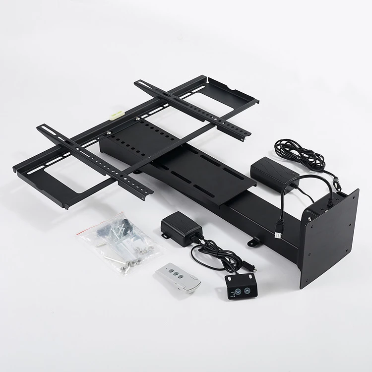electric smart motorized modern rotatable TV lifts stand mechanism system with remote controlfurniture