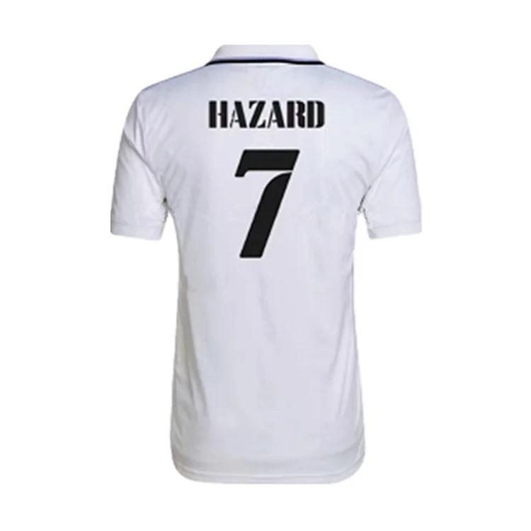 2022-2023 реальный Бензема 9 # Азаз 7 Марсело 12 MODRIC Мужская Клубная городская одежда для домашнего футбола версии фаната игрока