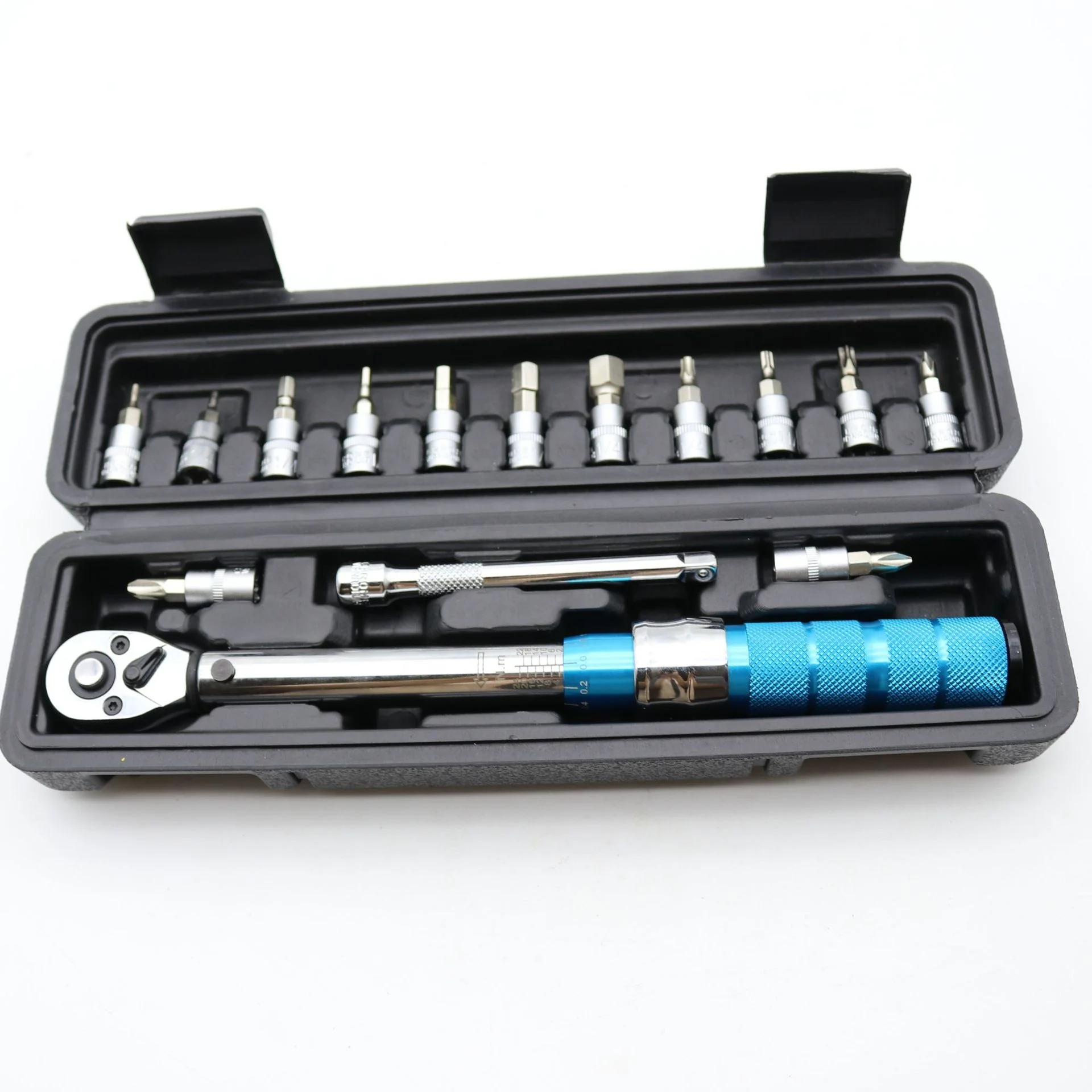 1/4 Inch Drive Universal Digital Adjustable Bicycle Wrench Set Chrome Finish Steel Alloy Spanner Metric Measurement OEM Product