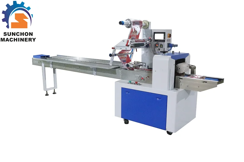 China Supplier Automatic Candy Granular Flow Horizontal Wrapping Packaging Machine For Hard Candy