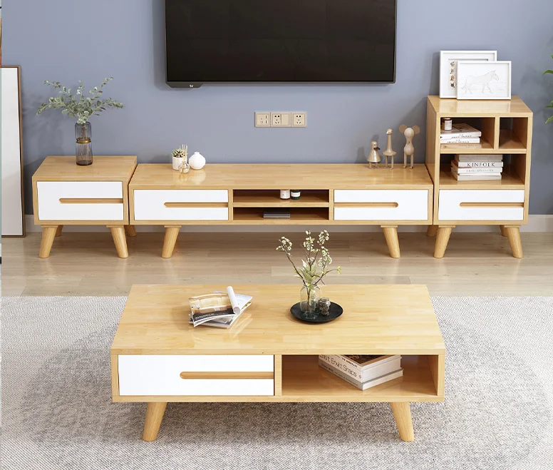 Solid Wood Painted Tv Cabinet, Durable Traditional Direct Sales