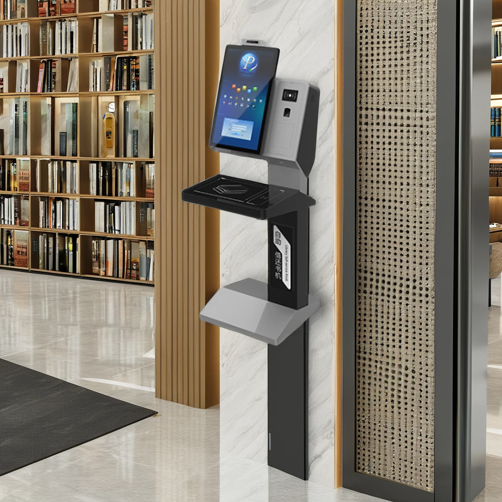 13.56Mhz RFID self service borrow return books terminal library manage Android/Windows wifi smart library machine for Librarian