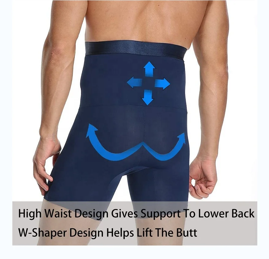 Для мужчин, которая контролирует живот, шорты с высокой талией и Боди для похудения ног нижнее бельё для девочек