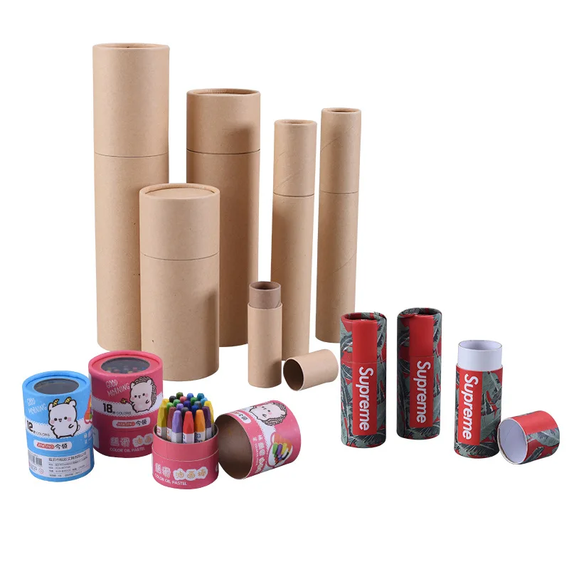 
Custom Logo Cardboard Round Cylinder Custom Paper Tube Box For Coffee Bean Or Tea Packing 