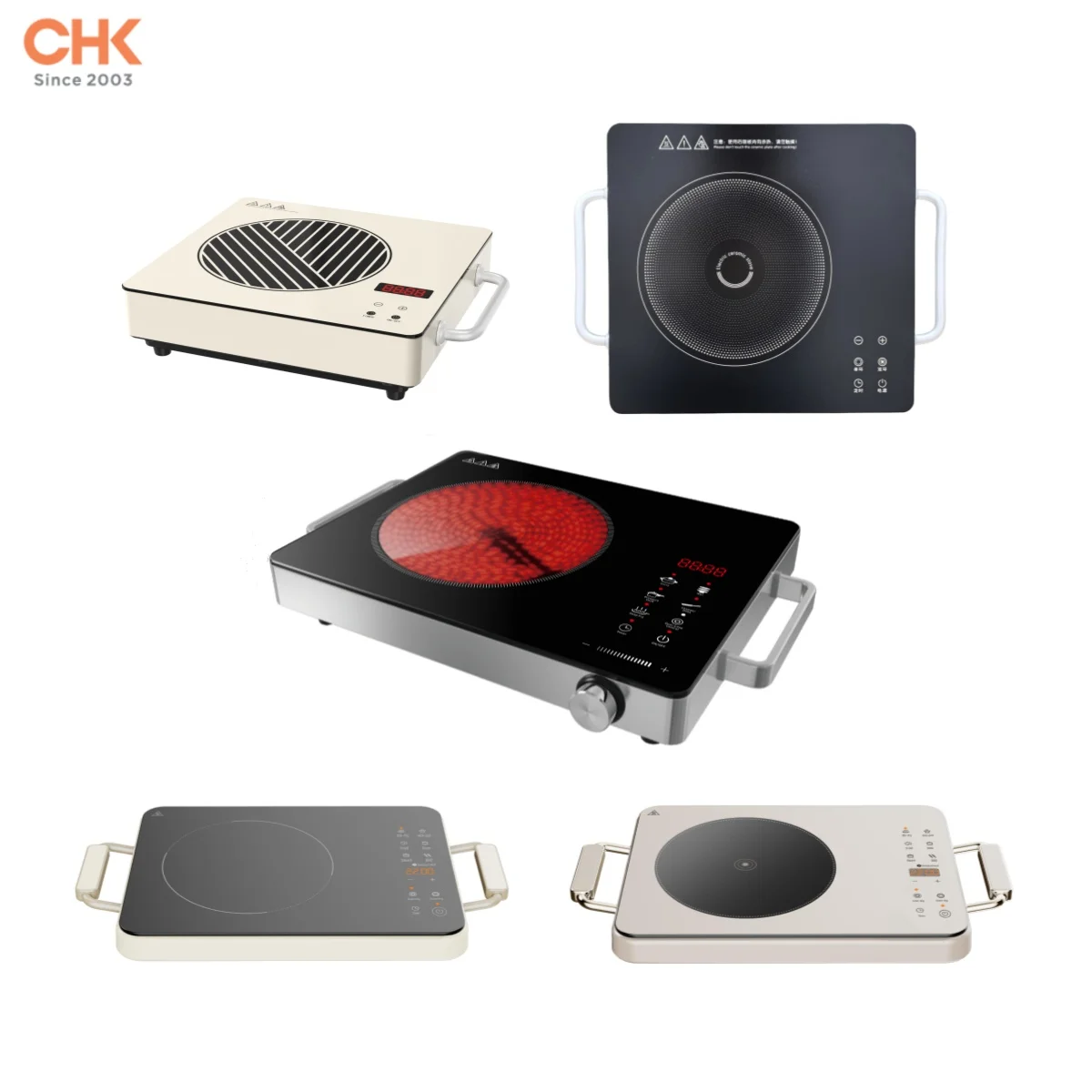 Портативная Бытовая одноконфорочная инфракрасная керамическая плита Vitro с ручкой 220 В