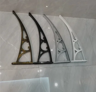 3*4ft Window Door Awnings Solid Outdoor Polycarbonate Sheet Awning Roof Sheet Aluminum Canopy Window Awnings