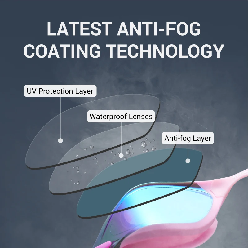 Anti Fog Blue Lens Racing Goggles Swimming Glasses Manufacturer Quick Adjut Adult Swim Goggles