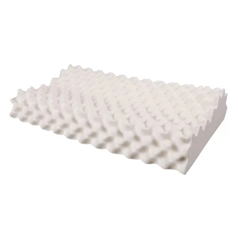The Best Comfortable 100 natural latex foam rubber pillow for sleeping LATEX 100% natural latex curved pillow