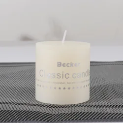 Ivory White Pillar Wax Tearless Candle High Pillar Candles Hotel Wedding Cylindrical Candle Home Decor Wedding Festival