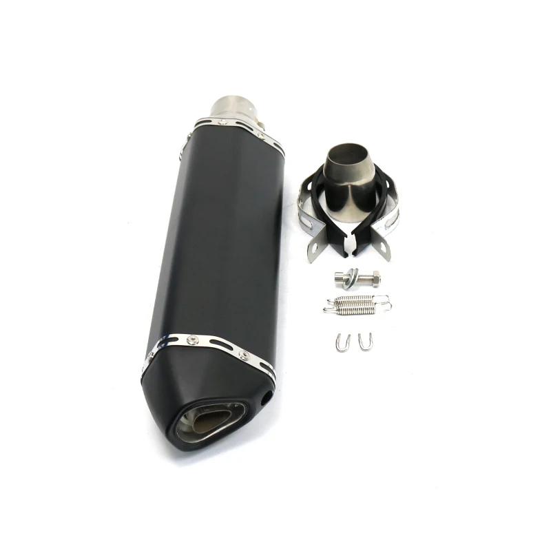 470mm Bulk Exhaust Pipe dirt bike 250cc parts Muffler Big engine Moto Escape with Silencer for 2012 2004 yamaha r6 rj15