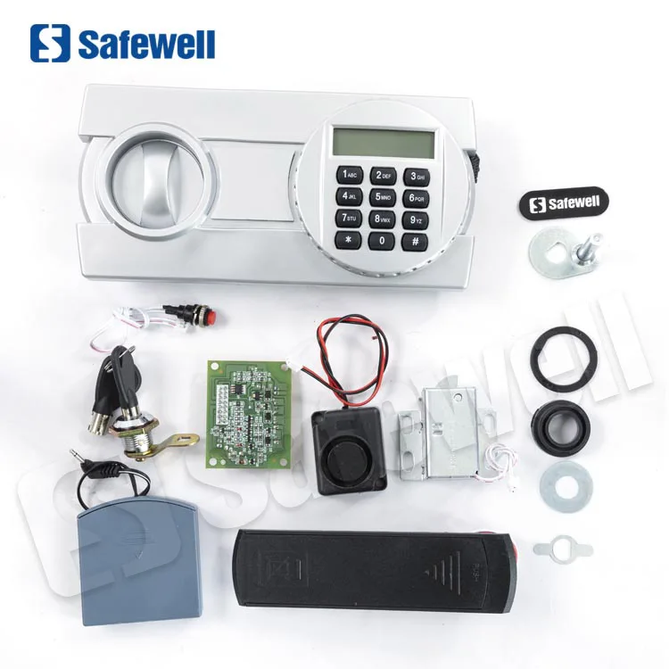 Safewell E1900E Hot Sell Alarm Touch Screen Electronic Safe Door Lock With Led Display