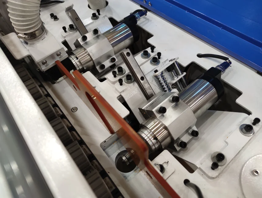 Wood based panel woodworking automatic wood edge banding machine with trimming and polishing bander edge