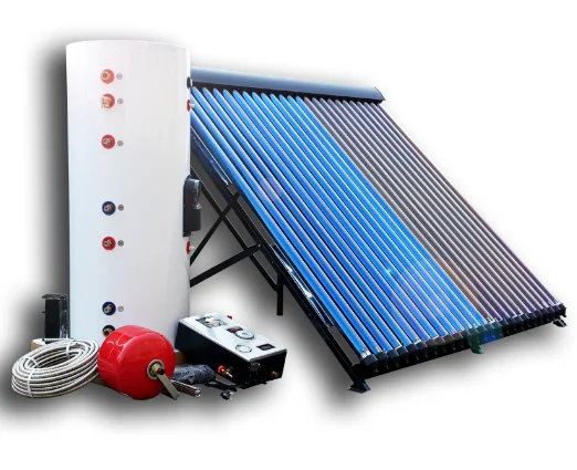 15 Tubes heat pipe solar geyser with Pressurized Split Solar Collector vacuum tubes solar hot water heater